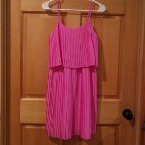 Pink Crape Dress